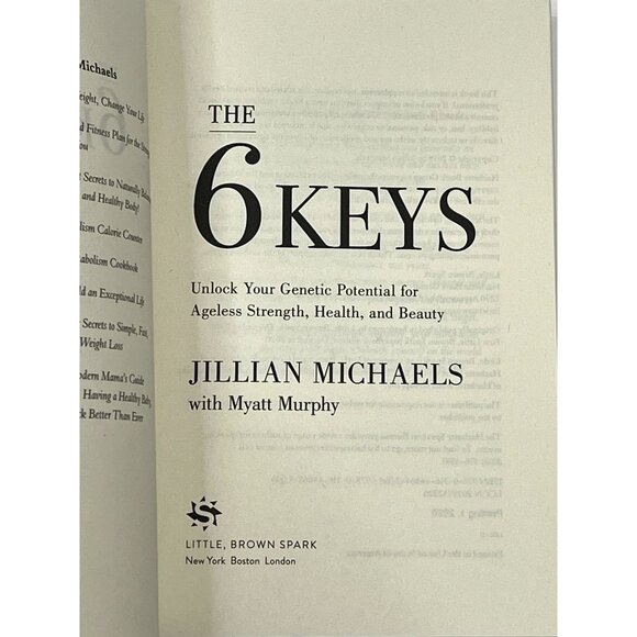 The 6 Keys by Jillian Michaels | Fitness, Health & Longevity Book - Picture 5 of 5